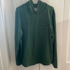Marine layer green pullover hoodie